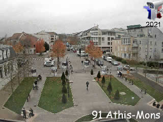 Webcam Athis-Mons - Place du General de Gaulle - via france-webcams.com