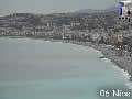 Webcam de la plage de Nice, la capitale de la Côte d'Azur en direct - via france-webcams.com