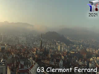 Aperçu de la webcam ID871 : Clermont-Ferrand - Panoramique HD - via france-webcams.com