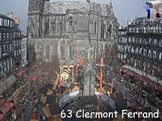 Aperçu de la webcam ID875 : Clermont-Ferrand - Place de la Victoire - via france-webcams.com