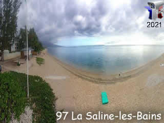 Webcam La Réunion - La Saline les Bains - Panoramique HD - via france-webcams.com