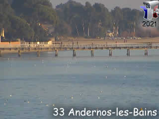 Aperçu de la webcam ID904 : Andernos-les-Bains - La jetée - via france-webcams.com