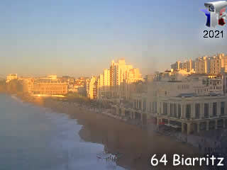 Aperçu de la webcam ID927 : Biarritz - Grande Plage - via france-webcams.com