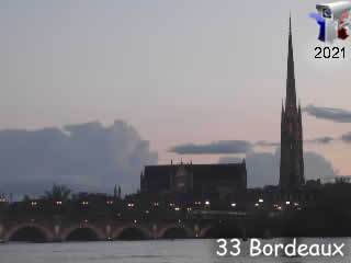 Webcam Aquitaine - Bordeaux - Basilique Saint-Michel - via france-webcams.com