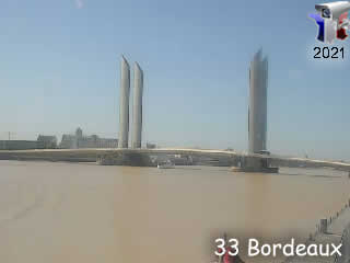 Aperçu de la webcam ID942 : Bordeaux - Pont Chaban-Delmas - via france-webcams.com