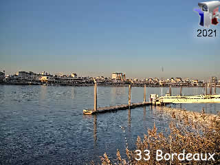 Aperçu de la webcam ID956 : Bordeaux - Les hangars et la Cité du Vin - via france-webcams.com