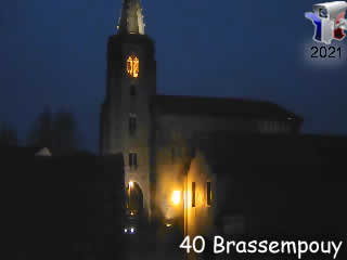 Webcam Aquitaine - Brassempouy - L'église - via france-webcams.com