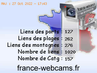 France Webcams les webcams de France, Bretagne et Corse - ID N°: 1 - France Webcams Annuaire