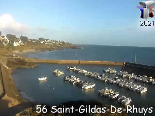 Webcam Saint-Gildas-De-Rhuys la vue sur le port aux moines - ID N°: 110 - France Webcams Annuaire