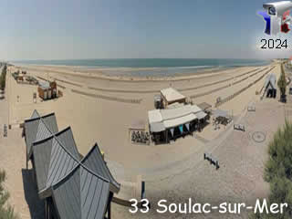 Logo de : Webcam Aquitaine - Soulac-sur-Mer - Panoramique HD - ID N°: 1129 sur France Webcams Annuaire