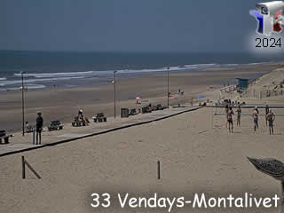 Webcam Aquitaine - Vendays-Montalivet - Plage nord - ID N°: 1133 - France Webcams Annuaire