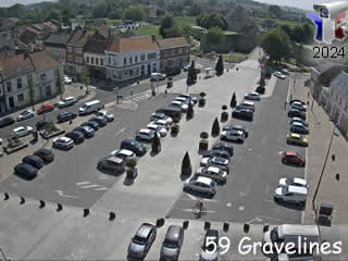 Webcam place Albert Denvers de Gravelines - ID N°: 1143 - France Webcams Annuaire