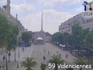Logo de : Webcam Nord-Pas-de-Calais - Valenciennes - La Place d'Armes - ID N°: 1166 sur France Webcams Annuaire