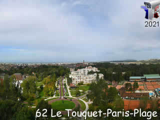 Webcam Le Touquet - Les jardins du Palais des Congrès - ID N°: 119 - France Webcams Annuaire