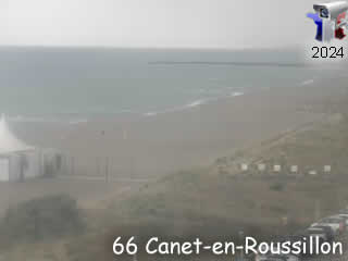 Logo de : Canet en Roussillon - Zone Kite Surf - ID N°: 1209 sur France Webcams Annuaire