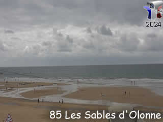 Logo de : Les Sables d'Olonne - Zone surf - France - ID N°: 1226 sur France Webcams Annuaire