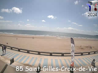 Logo de : Webcam Saint Gilles Croix de Vie - Grande Plage - France - ID N°: 1240 sur France Webcams Annuaire