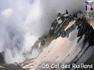 Webcam Col des Ruillans - La Grave - 3200m - Visualisez en direct live Col des Ruillans - ID N°: 1307 - France Webcams Annuaire