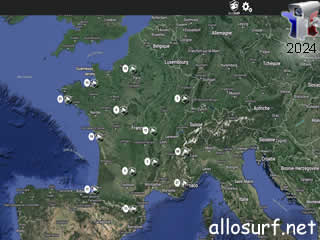 Logo de : Observation temps réel : webcams, Bouées, stations météo - la carte - ID N°: 1335 sur France Webcams Annuaire