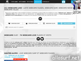 Webcams Live - Webcams surf Webcams plage - neige - ville - ID N°: 134 - France Webcams Annuaire