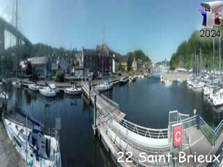 Webcam Saint-Brieuc - panoramique HD - ID N°: 145 - France Webcams Annuaire
