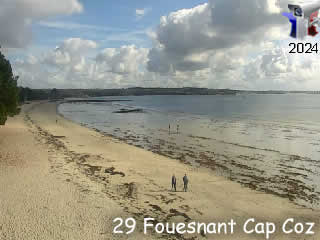 Webcam de Fouesnant - plage du Cap Coz - ID N°: 162 - France Webcams Annuaire