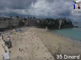 Webcam Dinard - la plage 2 - ID N°: 200 - France Webcams Annuaire