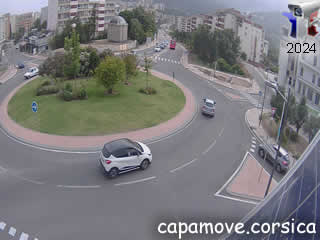 Webcam 2 : Rond point Finusellu direction Ajaccio - ID N°: 295 - France Webcams Annuaire