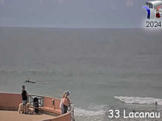 Webcam la plage de Lacanau | Médoc Atlantique - ID N°: 304 sur france-webcams.fr