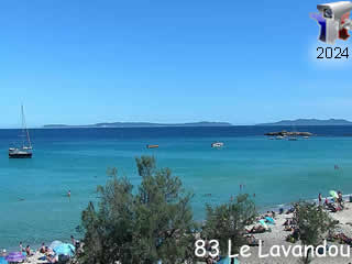 Webcam Le Lavandou - Saint Clair plage - ID N°: 319 - France Webcams Annuaire