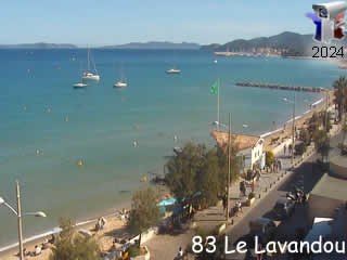 Webcam Le Lavandou - Front de mer - ID N°: 320 - France Webcams Annuaire