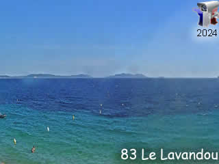 Logo de : Webcam Le Lavandou - Panoramique HD - ID N°: 327 sur France Webcams Annuaire
