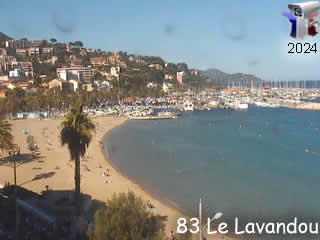 Logo de : Webcam Le Lavandou - Grande plage - ID N°: 330 sur France Webcams Annuaire