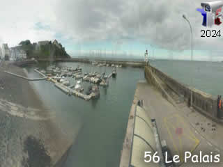 Webcam Le Palais - Belle Ile - Panoramique HD - ID N°: 349 - France Webcams Annuaire