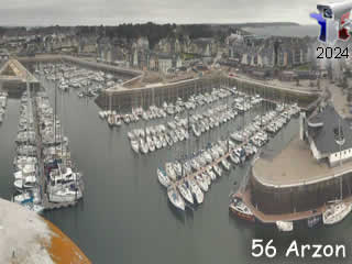 Webcam Arzon - Panoramique HD - ID N°: 364 - France Webcams Annuaire
