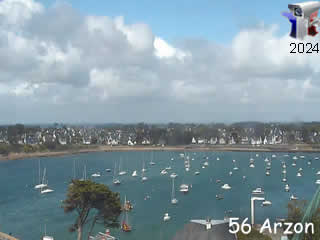 Webcam Arzon - Port Navalo - Panoramique Vidéo - ID N°: 366 - France Webcams Annuaire