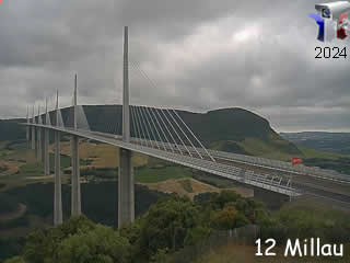 Webcam Millau - A75 Viaduc de Millau Nord - ID N°: 373 - France Webcams Annuaire