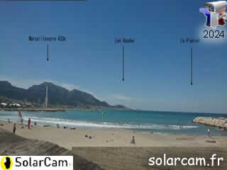 Webcam Marseille - Epluchures - SolarCam: caméra solaire 3G. - ID N°: 64 - France Webcams Annuaire