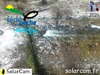 Webcam pêche Durance Embrun - SolarCam: caméra solaire 3G. - ID N°: 72 - France Webcams Annuaire