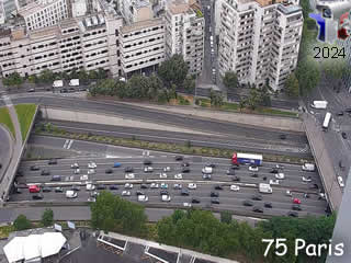 Webcam Paris - Porte Maillot vers Porte des Ternes - ID N°: 730 - France Webcams Annuaire