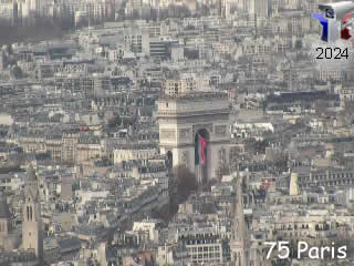 Webcam Paris - Arc de Triomphe - ID N°: 736 - France Webcams Annuaire