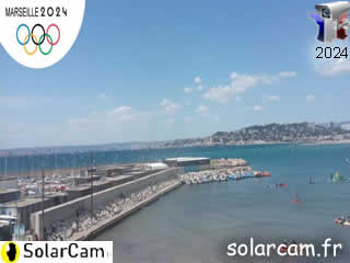 Webcam Marseille - Pointe Rouge - SolarCam: caméra solaire 3G. - ID N°: 74 - France Webcams Annuaire