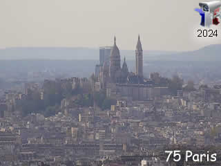 Webcam Bagnolet - Vue sur Paris le Sacré Cœur - ID N°: 744 - France Webcams Annuaire