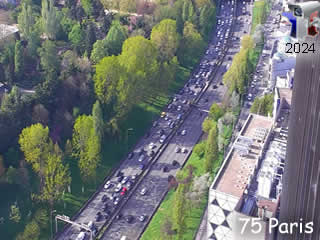 Webcam Bagnolet - vue sur Paris Porte de Bagnolet vers Porte des Lilas - ID N°: 746 - France Webcams Annuaire
