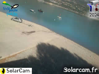 Pêche mise à l'eau Serre-ponçon - SolarCam: caméra solaire 3G. - ID N°: 81 - France Webcams Annuaire