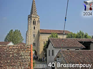 Webcam Aquitaine - Brassempouy - L'église - ID N°: 959 - France Webcams Annuaire