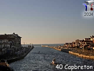 Webcam Aquitaine - Capbreton - Entrée du port - ID N°: 964 - France Webcams Annuaire